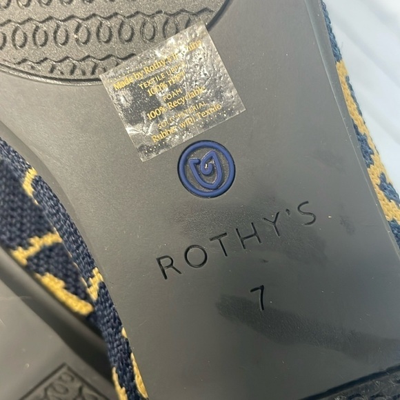 Rothy's NWOT Limited Addition Indigo Giraffe Print Loafer Flat - Picture 10 of 13